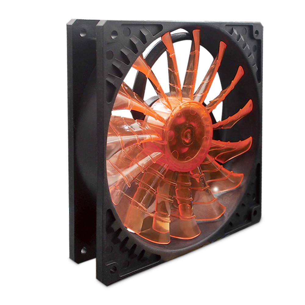 Speedy F140 14014025mm 15-Blade Radiator Fan with Large Air Volume and Low Noise for Computer Case