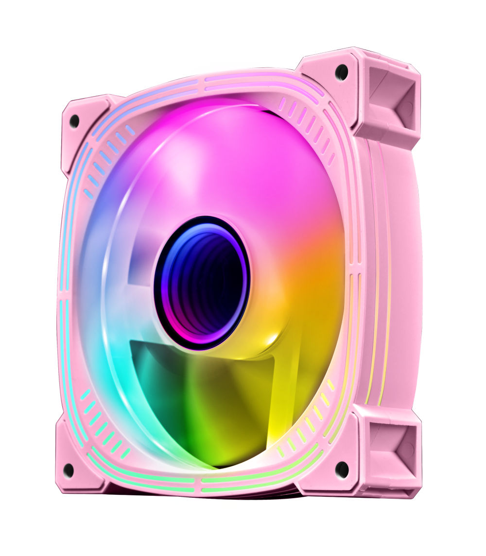Quiet 120mm ARGB PWM CPU Cooler PC Computer Case Fan Cooling Air Cooler Fan