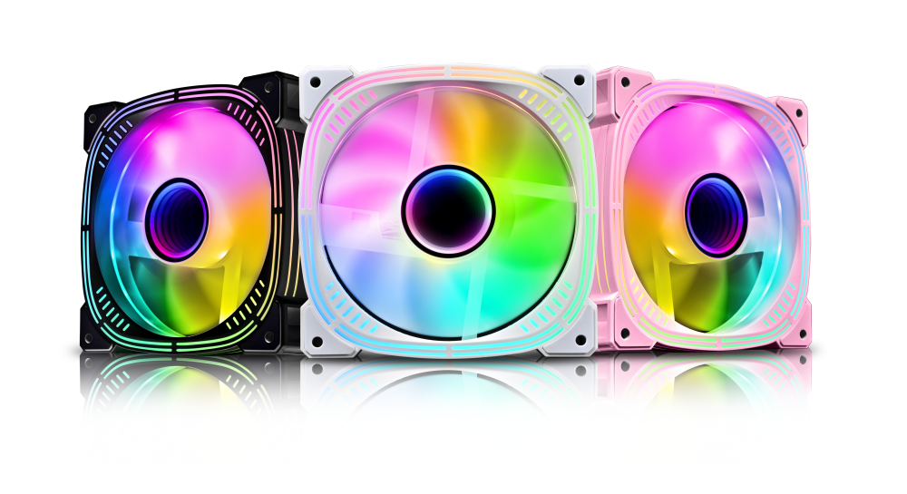 Quiet 120mm ARGB PWM CPU Cooler PC Computer Case Fan Cooling Air Cooler Fan