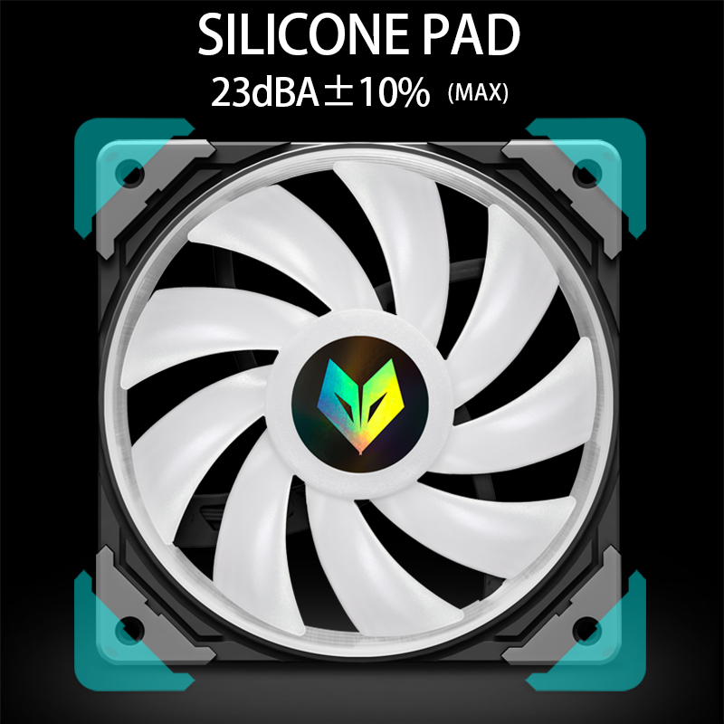 COOLMOON High Speed Computer 120mm Case Fan AS1 FDB Bearing Gaming PC Cooling Fan