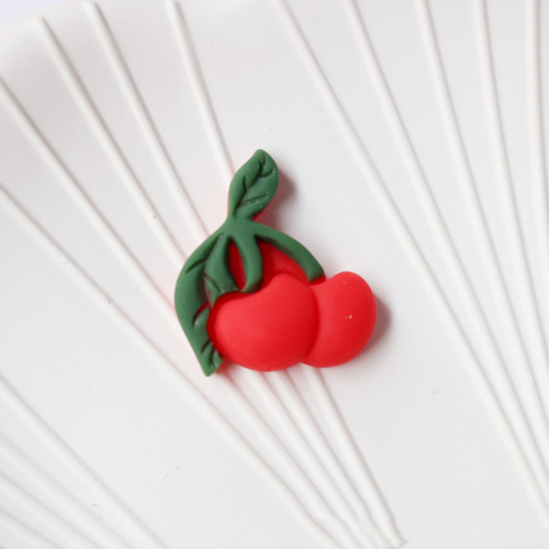 Win-top cheap price mat effect artificial fruit vegetable shape flat back resin cabochon for hair pin
