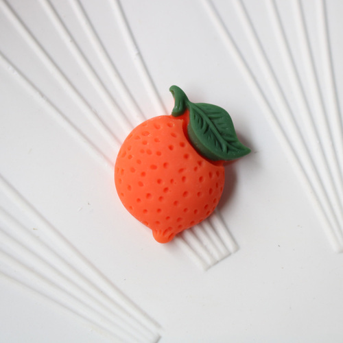 Win-top cheap price mat effect artificial fruit vegetable shape flat back resin cabochon for hair pin
