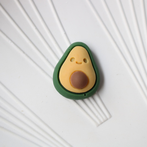 Win-top cheap price mat effect artificial fruit vegetable shape flat back resin cabochon for hair pin