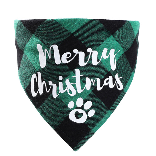   Solid Color Plaid Cotton Pet Scarf Dog Scarf Luxury Summer Easter Pet Bandana Dog Bandana for Dog Cat w