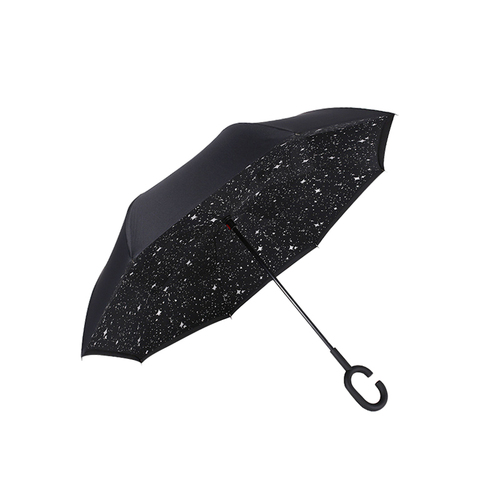  C handle windproof reverse inverted umbrella rain gear