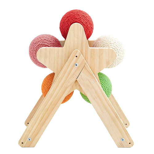 Sisal Cat Scratch ball Multicolor Wheel Cats Toy Claw Grinding Cat Scratcher Pet Supplies 