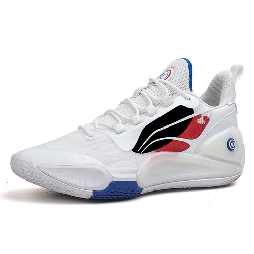 Brand trend basketball shoes men's retro 4 casual shoes sports shoes black cat university blue