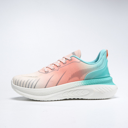 2023 New Breathable Elevated Sports Shoes Couples' Leisure Shock Absorbing Lightweight Fitness Running Shoes Trend
