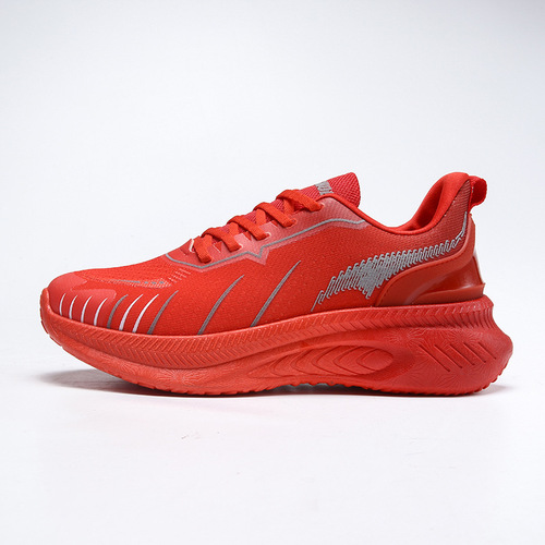 2023 New Breathable Elevated Sports Shoes Couples' Leisure Shock Absorbing Lightweight Fitness Running Shoes Trend
