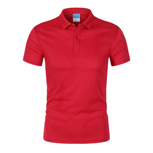 High Quality  Price Men's  Polo Shirt Solid Patch Color Fashion Casual Quick Dry Fit Mesh Polo Shirt