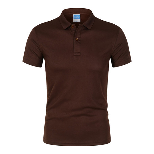 High Quality  Price Men's  Polo Shirt Solid Patch Color Fashion Casual Quick Dry Fit Mesh Polo Shirt