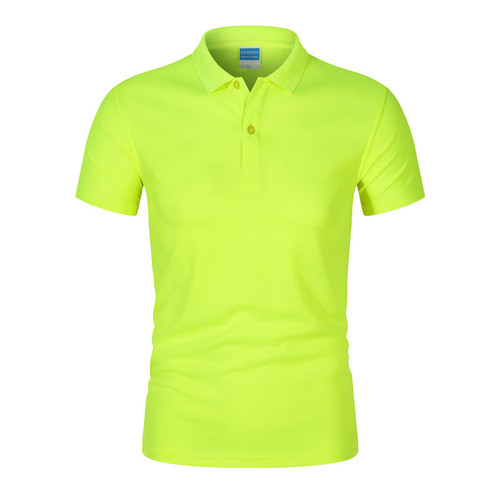 High Quality  Price Men's  Polo Shirt Solid Patch Color Fashion Casual Quick Dry Fit Mesh Polo Shirt