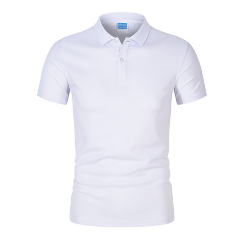 High Quality  Price Men's  Polo Shirt Solid Patch Color Fashion Casual Quick Dry Fit Mesh Polo Shirt