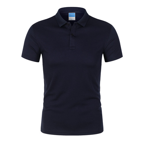 High Quality  Price Men's  Polo Shirt Solid Patch Color Fashion Casual Quick Dry Fit Mesh Polo Shirt