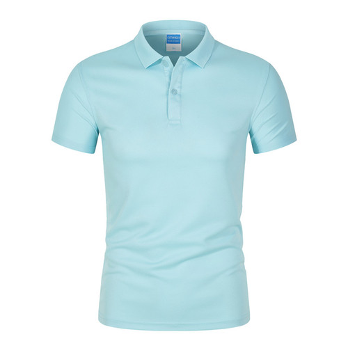 High Quality  Price Men's  Polo Shirt Solid Patch Color Fashion Casual Quick Dry Fit Mesh Polo Shirt