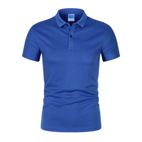High Quality  Price Men's  Polo Shirt Solid Patch Color Fashion Casual Quick Dry Fit Mesh Polo Shirt