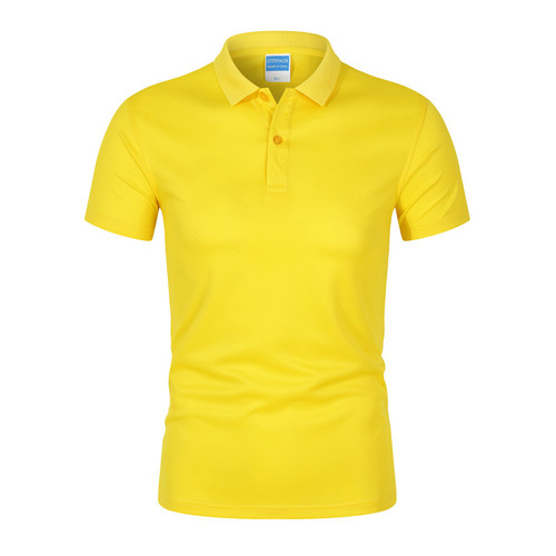 High Quality  Price Men's  Polo Shirt Solid Patch Color Fashion Casual Quick Dry Fit Mesh Polo Shirt