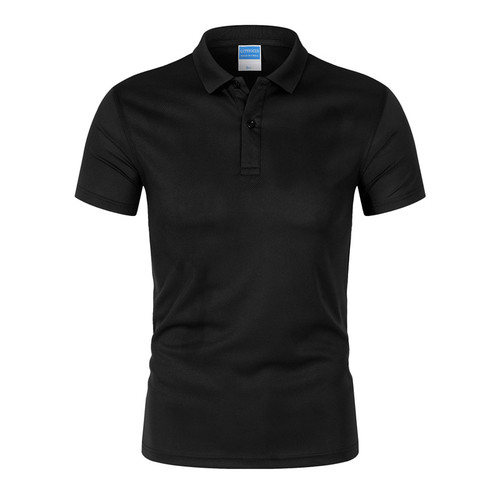 High Quality  Price Men's  Polo Shirt Solid Patch Color Fashion Casual Quick Dry Fit Mesh Polo Shirt