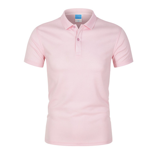 High Quality  Price Men's  Polo Shirt Solid Patch Color Fashion Casual Quick Dry Fit Mesh Polo Shirt