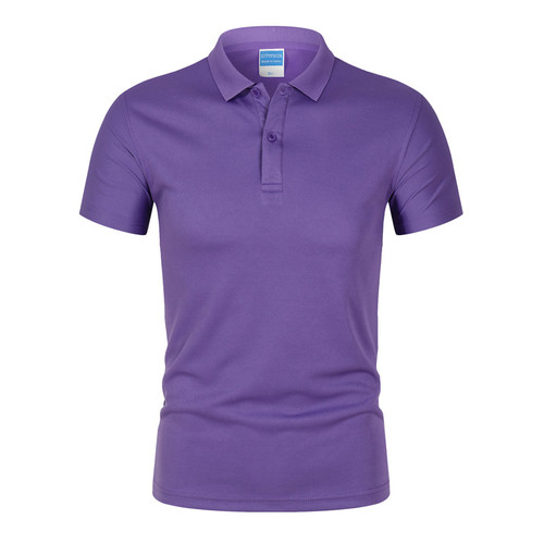 High Quality  Price Men's  Polo Shirt Solid Patch Color Fashion Casual Quick Dry Fit Mesh Polo Shirt