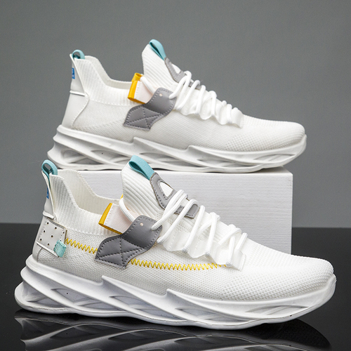 Spring Men's Large Size Black Sports Shoes Breathable Casual Zapatos for Everyday Wear