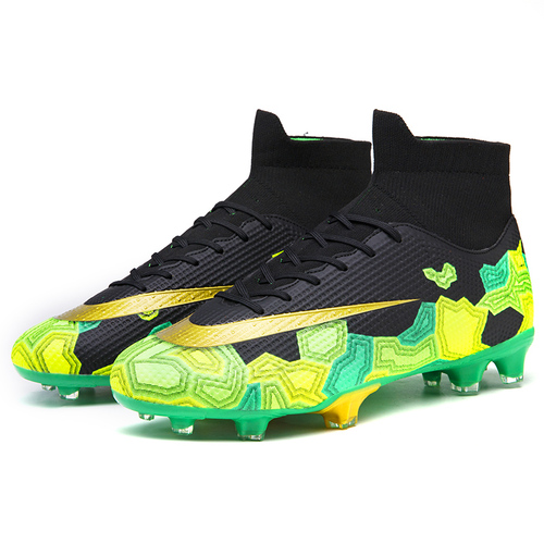  Superfly Football Boots Men Sports Cleats Soccer Shoes AG Kids Trainers Sneakers High Top Sock Athletic foot ball Sh