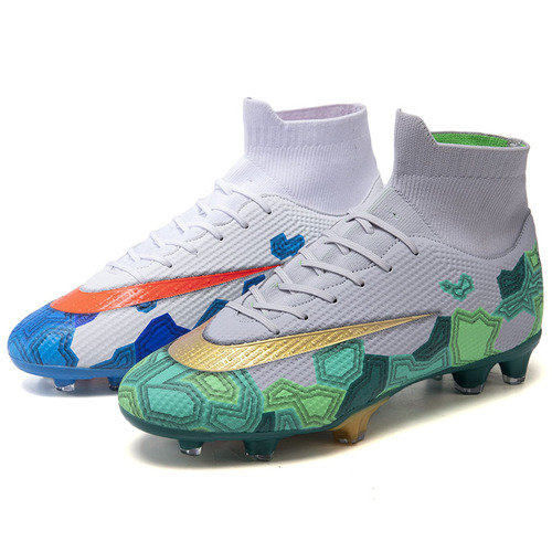  Superfly Football Boots Men Sports Cleats Soccer Shoes AG Kids Trainers Sneakers High Top Sock Athletic foot ball Sh