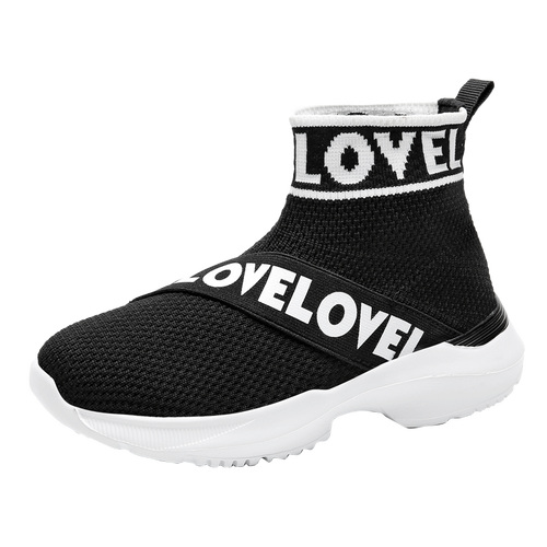 Jinbeile Sock Shoe Kids Athletic Running Shoes Casual  Stretch Anti-Slip Tennis Sneakers Kids Children Shoes Girls