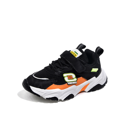   Breathable Casual Children Athletics Shoes PVC Soles Sports Running Sneakers For Kids