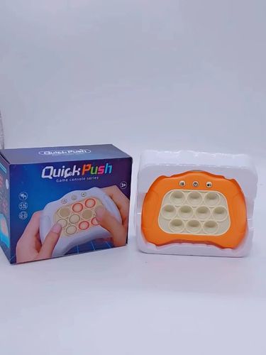 Quick push Game Electronic Pop Light Up Electronic Game Popping Sensory Fidget Toys Puzzle Fidget Game Toys For Kids