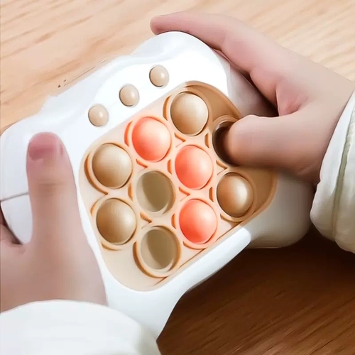 Quick push Game Electronic Pop Light Up Electronic Game Popping Sensory Fidget Toys Puzzle Fidget Game Toys For Kids