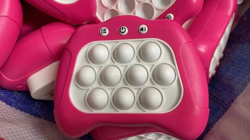 Quick push Game Electronic Pop Light Up Electronic Game Popping Sensory Fidget Toys Puzzle Fidget Game Toys For Kids
