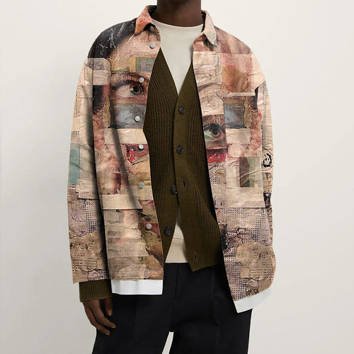 The New Style Clothing Men's Letter Print Loose Hooded Windproof Jacket For Man Men Casual Clothes Thin Section Large Si