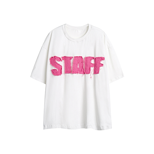 Women's clothing t-shirt for women patch embroidered tshirt  t shirts your own brand