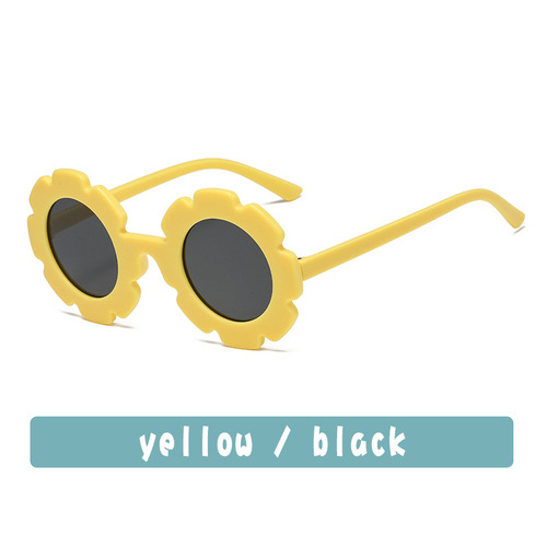 2022 Kids Sunglasses Children Round Sun Flower Sunglasses Multi Color Girls Boys Baby Shades Glasses UV400 Outdoor