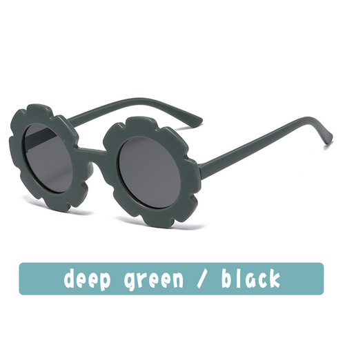 2022 Kids Sunglasses Children Round Sun Flower Sunglasses Multi Color Girls Boys Baby Shades Glasses UV400 Outdoor