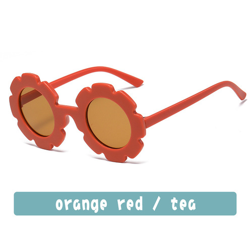 2022 Kids Sunglasses Children Round Sun Flower Sunglasses Multi Color Girls Boys Baby Shades Glasses UV400 Outdoor
