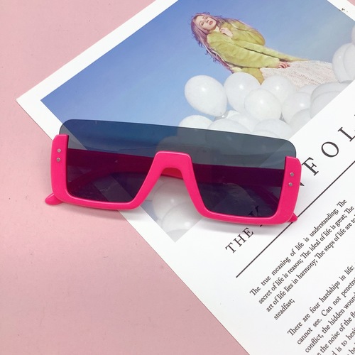 2023 New style children's sunglasses trendy glasses boy's and girl's personality square kids glasses DJ-3802