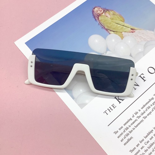 2023 New style children's sunglasses trendy glasses boy's and girl's personality square kids glasses DJ-3802