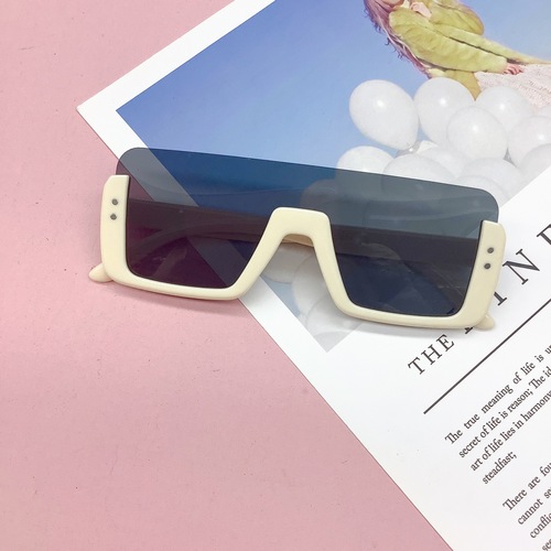 2023 New style children's sunglasses trendy glasses boy's and girl's personality square kids glasses DJ-3802