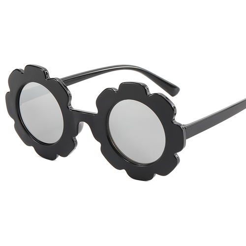 2021New Fashion Sun Flower Children's Sunglasses  Cute Baby Sun glasses Round Frame Flower Sunglasses Kid