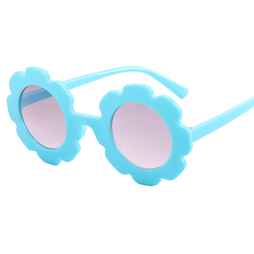 2021New Fashion Sun Flower Children's Sunglasses  Cute Baby Sun glasses Round Frame Flower Sunglasses Kid
