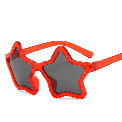 2021  Girls Children Sunglasses UV400 Star Shape Kids Funny Sunglasses