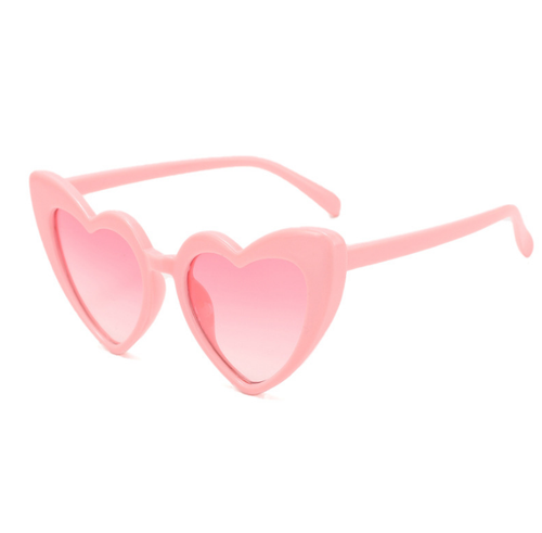 Red Heart Shaped Children's Cartoon Irregular Boys And Girls Peach Party Sun Glasses Kids Trendy Heart Sunglasses