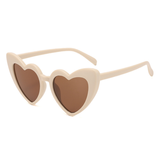 Red Heart Shaped Children's Cartoon Irregular Boys And Girls Peach Party Sun Glasses Kids Trendy Heart Sunglasses