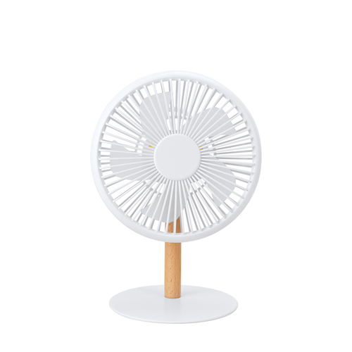  2000mAh Portable Fan USB Rechargeable Desktop Mini Electric Ceiling Fan Angle Adjustable Air Cooler Wooden De