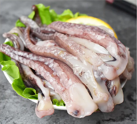 8元800g新鲜鱿鱼须生鲜冷冻生鱿鱼须章鱼海鲜烧烤铁板鱿鱼腿大鱿鱼须