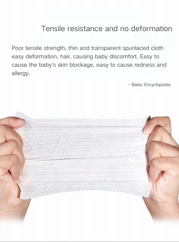 Baby Hand Mouth Special Baby Neonatal 80 Pullout Cover Cleaning Thickened Wet Tissue