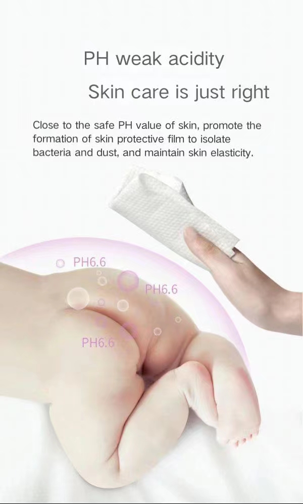 Baby Hand Mouth Special Baby Neonatal 80 Pullout Cover Cleaning Thickened Wet Tissue