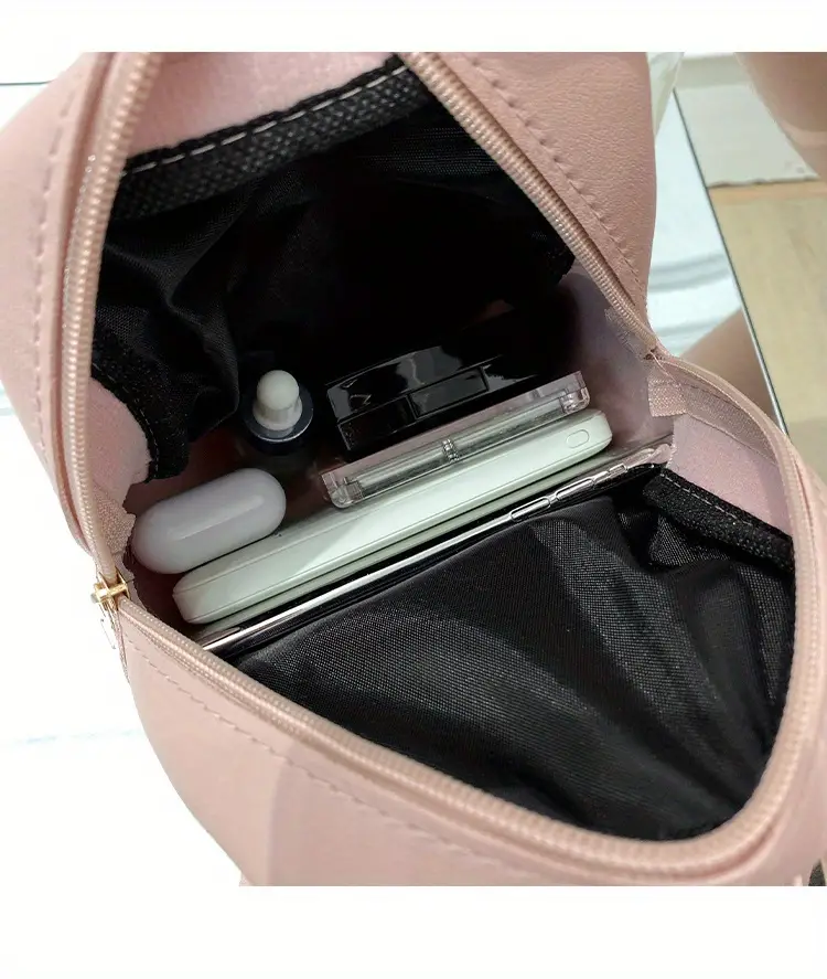 Rhombic Pattern Backpack With Adjustable Strap ,Card Wallet,Mobile Casual Phone Bag,Casual Camera Bag,Square Bag